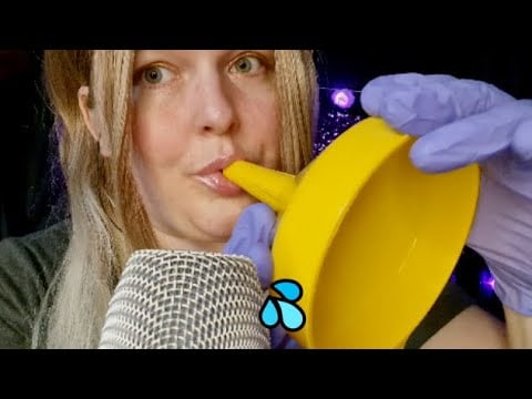 ASMR Fast Glove Sounds, Funnel Mouth Sounds (NO TALKING)