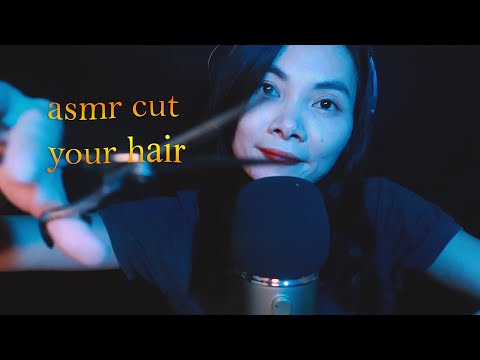 ASMR cut your hair, shave your eyebrows| asmr cắt tóc vietnamese