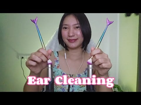 ASMR Ear Cleaning แคะทำความสะอาดหู เกาไมค์ เสียงเล็บ เคาะ ลูบ ขูด กระซิบพูดคุย