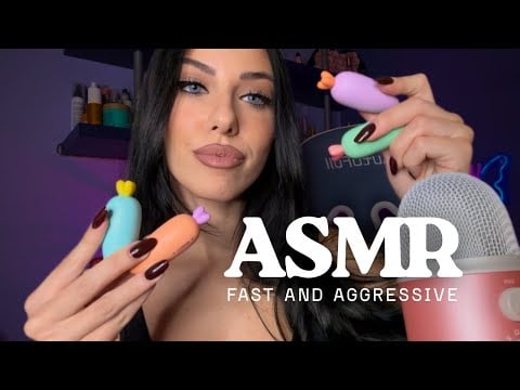 Fast and Aggressive Triggers ASMR For Tingles and Sleep | Mouth Sounds, Hand Sounds, Tapping & More