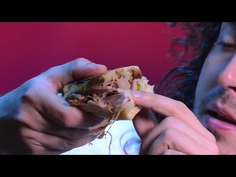 ASMR Eating Cuban Sandwich 먹방