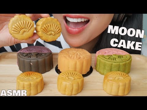 ASMR MOON CAKE *STARBUCKS (SOFT STICKY EATING SOUNDS) | SAS-ASMR