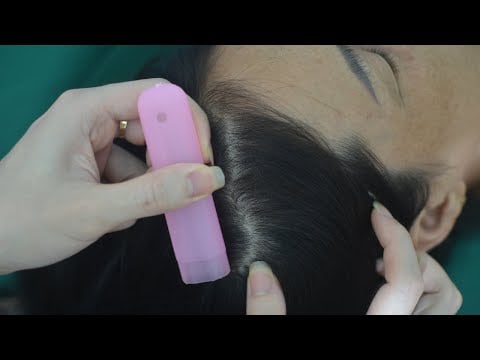 ASMR Nape Scratch No Talking, Relaxing Hair Combing, Hair Parting For Relieve Stress