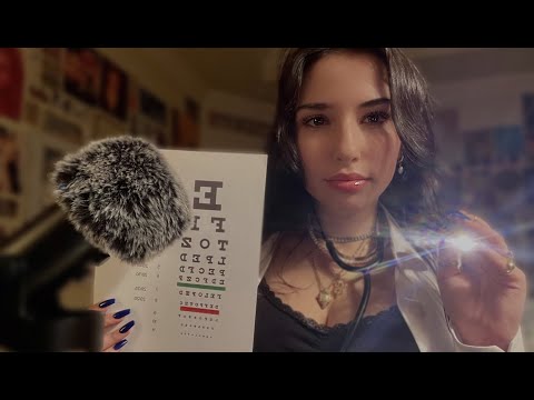 ASMR Cranial Nerve Exam | Eye Exam, Light Triggers, Face Touching