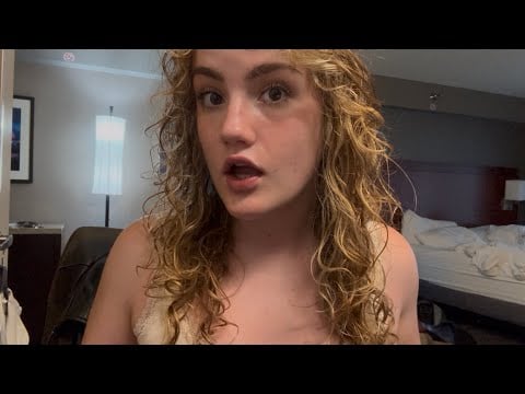 alone in my hotel room! ASMR Personal Attention grwm (keep me company while i do our makeup)