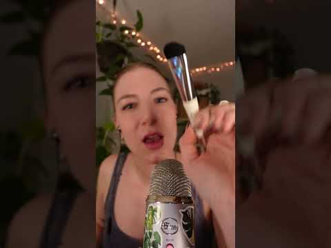 Face brushing #asmr #shorts