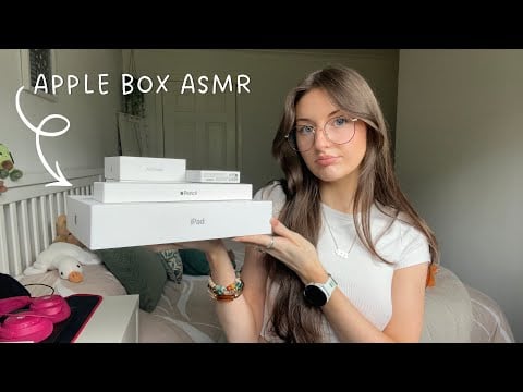 ASMR Apple box tapping bc it just never gets old