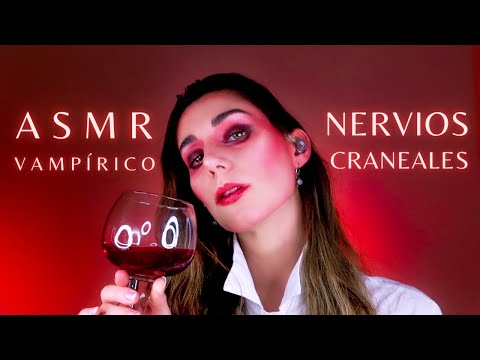 ASMR 👄🩸 EXAMEN de los NERVIOS CRANEALES Vampíricos 🧛🏻‍♀️ Roleplay en ESPAÑOL HALLOWEEN