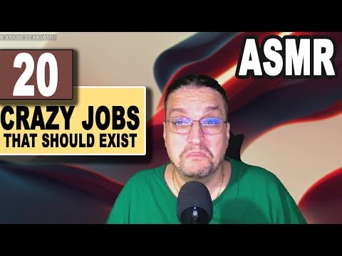 20 Crazy Jobs You Wish Existed! 🤣 The Funniest Professions Ever Imagined | ASMR soft spoken