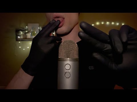ASMR | Gentle Spit Painting w/ Gloves & Mouth Sounds 🎨