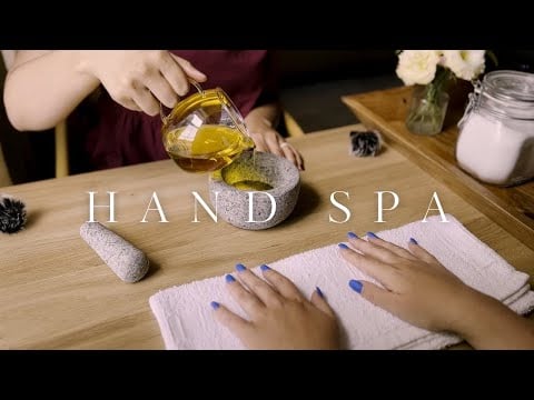 ASMR | Silent Hand Pampering & Treatment w/ Scrubbing, Lathering, Massage [Real Person] [No Talking]