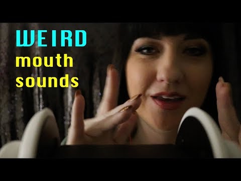 WEIRD MOUTH SOUNDS/Finger Flutters/Closeup/Layered/Whisper