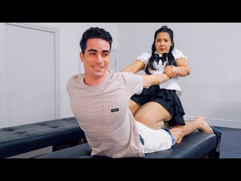 ASMR: Top Notch Thai Barbershop Full Service Massage (with ear cleaning and face massage)