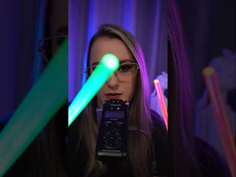 ASMR testando seu foco | Mouth sounds | Light sabers | #asmr #mouthsounds #asmrlighttriggers