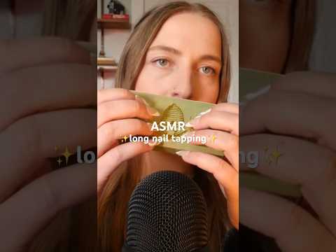 ASMR long nail tapping 💅 #asmr #asmrlongnails #asmrtapping #asmrtappingnotalking