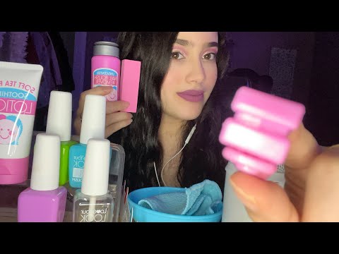 ASMR- ROLE~PLAY / TE LIMPIO LAS UÑAS Y TE SACO LOS HONGOS + MANICURE + PEDICURE/SONIDOS RELAJANTES