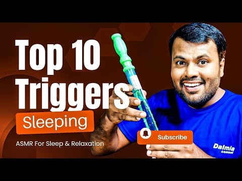 ASMR Top 10 Triggers For Sleeping