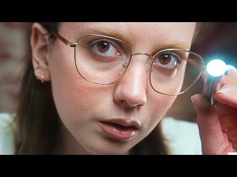 ASMR FR - Examen des yeux et jeux de couleurs 🎨 [Avec pluie en fond]