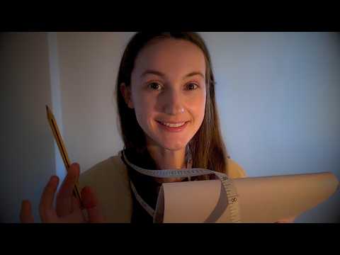 ASMR Detailed Measuring & Sketching You Roleplay