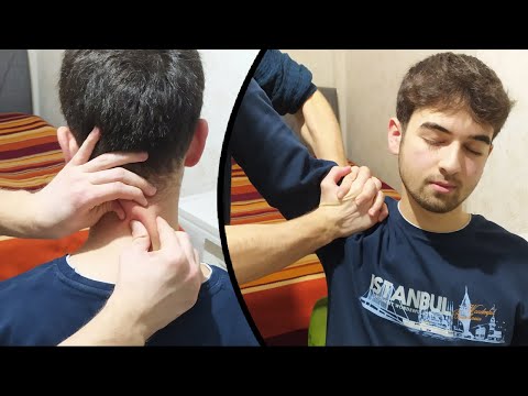 PERFECT NECK MASSAGE - RELAXING BACK MASSAGE | ASMR