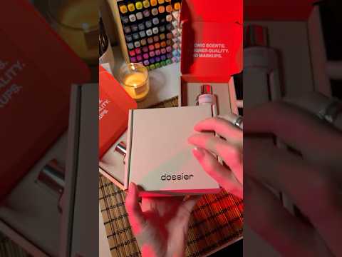 So excited to collab with @dossierperfumes 😍 Love them so much!  #dossierperfumes #dossier #asmr