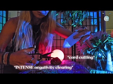 🔥Release the Negativity: ASMR POV Reiki Cord Cutting & Energy Cleansing with Scissors and Smudging🔥