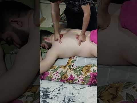 ASMR BACK TURKISH MASSAGE  #massage #easyturkish #relax #satisfying #shortvideo