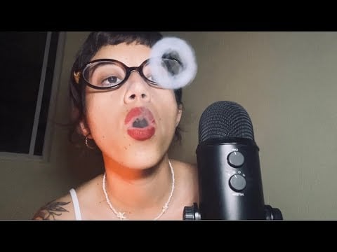 ASMR fumanding 🚬 💋 