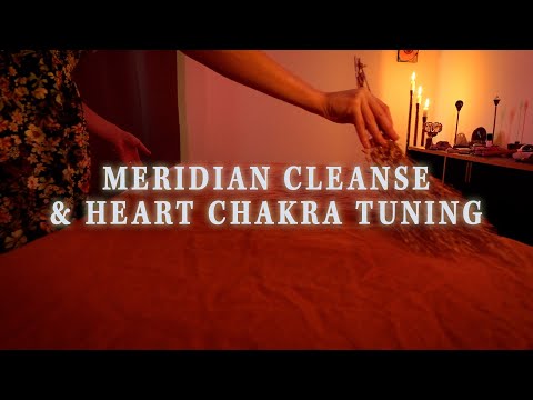 Reiki ASMR | Meridian Cleanse & Heart Chakra Tuning