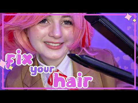 ASMR Natsuki styles your hair (personal attention) 💖 DDLC roleplay