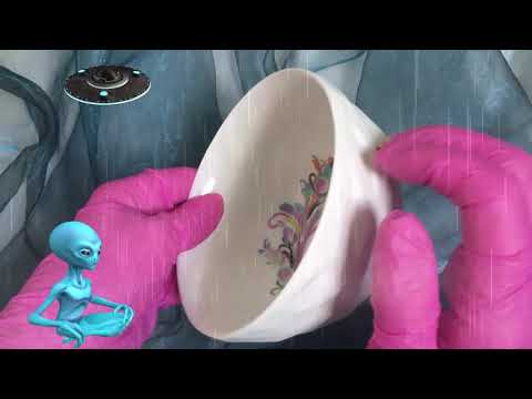 LATEX GLOVES 👋  TAPPING  ❣️ 👀 Surprise Visit 👽 Subscriber from an other Planet ⁉ 😉  [[ASMR]]