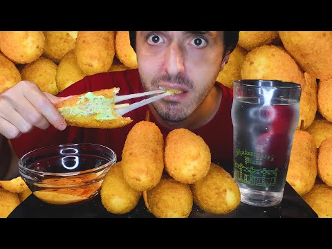 KOREAN MOZZARELLA CHEESE CORN DOGS ! * ASMR NO TALKING * NOMNOMSAMMIEBOY