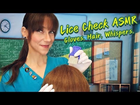 ASMR Lice Check at the School Nurse’s Office 🧤💇‍♀️ Personal Attention & Glove Sounds