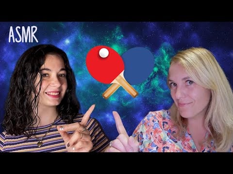 ASMR FR 🏓  Interview ping pong avec @Nais_asmr (chuchotement proche micro + triggers)