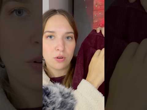 ASMR Fall Haul 🍒 #asmr #triggers #tingles #relax #sleep #haul #asmrhaul #fallhaul #fabricsounds
