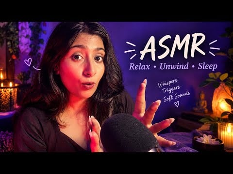 ASMR ~ hand moment and mouth sounds for deep sleep 😴 