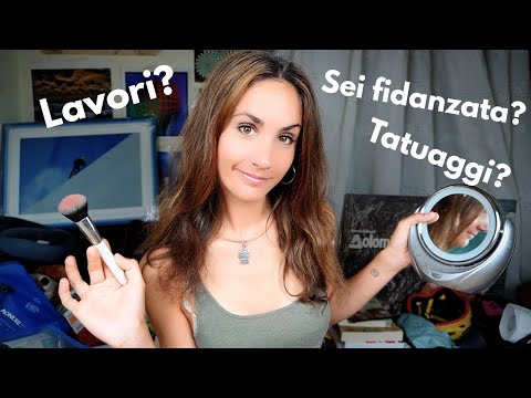 Mi preparo e rispondo alle vostre domande scomode | ASMR ITA | GRWM & Chit Chat