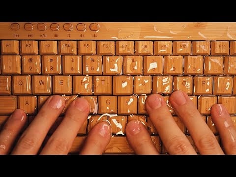 ASMR | Not AI. Just Real Honey Keyboard Sounds 🍯