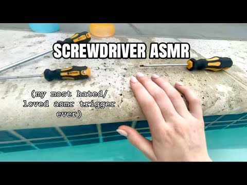 doing asmr with a screwdriver until my phones dies 