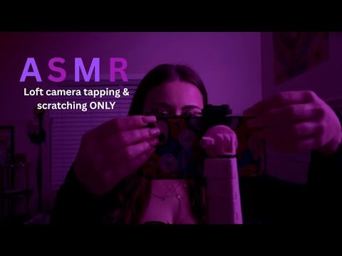 ASMR lofi tingly camera tapping & scratching ONLY *intense*