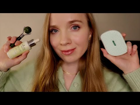 ASMR SUOMI Autan Sua Rentoutumaan (Kasvohieronta ja Päähieronta) 💚 ASMR Personal Attention