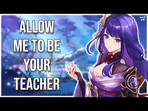 [3DIO] Raiden Shogun Reading and Tea Ceremony | Wholesome Genshin Impact RP ASMR