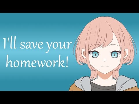 Your Crush Helps You Recover Your Lost Files (ASMR Roleplay) [NB4A]