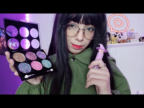 Asmr lésbico | Namorada maquiando você | Roleplay