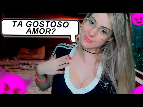 ASMR DE RELAXAMENTO NO MEU COLO COM SOM DE CHUVA!!