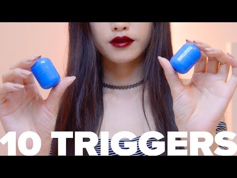 ASMR 10 Triggers to Help You Sleep  (1 Hour No Talking)