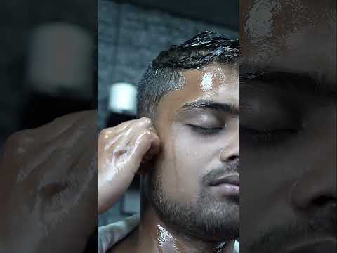 Lots Of Oil Head Massage ASMR #shorts