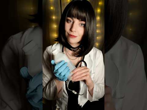 ASMR Goth Doctor Patches You Up (Doctor Roleplay) #shorts #asmr #asmrsounds
