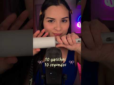 10 gatilhos em 10 segundos #asmr #gatilhos #relax