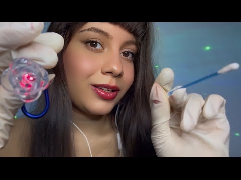 ASMR Limpeza de Ouvido com Sussurros 👂💤 | Ear Cleaning, Mouth Sounds & Typing